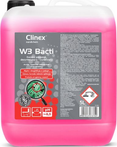Clinex W3 Bacti 5L 77-700 77700 (5907513273752) Sadzīves ķīmija
