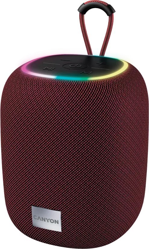 Canyon Bluetooth Speaker BSP-8   TF Reader/USB-C/10W     red retail datoru skaļruņi