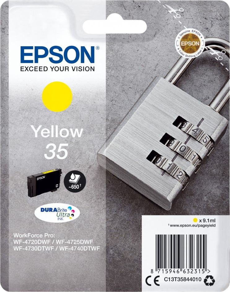 Epson ink cartridge yellow DURABrite Ultra Ink 35    T 3584 kārtridžs