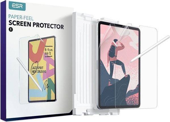 Etui na tablet ESR FOLIA OCHRONNA ESR PAPER FEEL 2-PACK IPAD AIR 4 / 5 / IPAD PRO 11 MATTE CLEAR planšetdatora soma