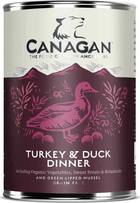 Canagan Turkey&Duck Dinner 1x400g VAT014866 (5029040020422) barība suņiem