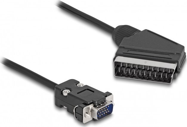 Delock Scart output>VGA input 2m kabelis, vads