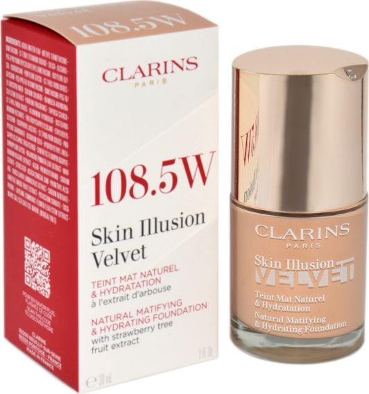 Clarins CLARINS SKIN ILLUSION VELVET FOUNDATION 108.5W 30ML 10423125 (3380810482447) tonālais krēms