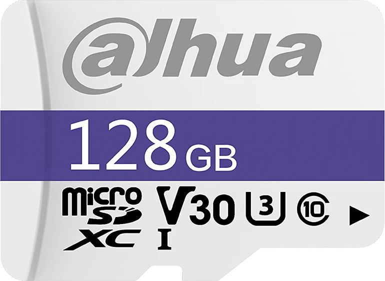 Karta Dahua Technology C100 MicroSDXC 128 GB Class 10 UHS-I/U3 V30 (TF-C100/128GB) TF-C100/128GB (6939554952005) atmiņas karte