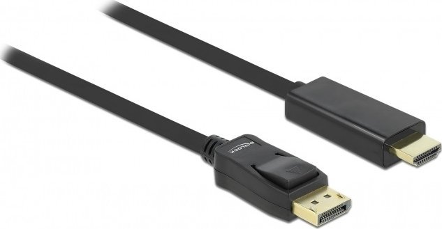 Delock cable Displayport (M) -> HDMI (M) 2m gold karte