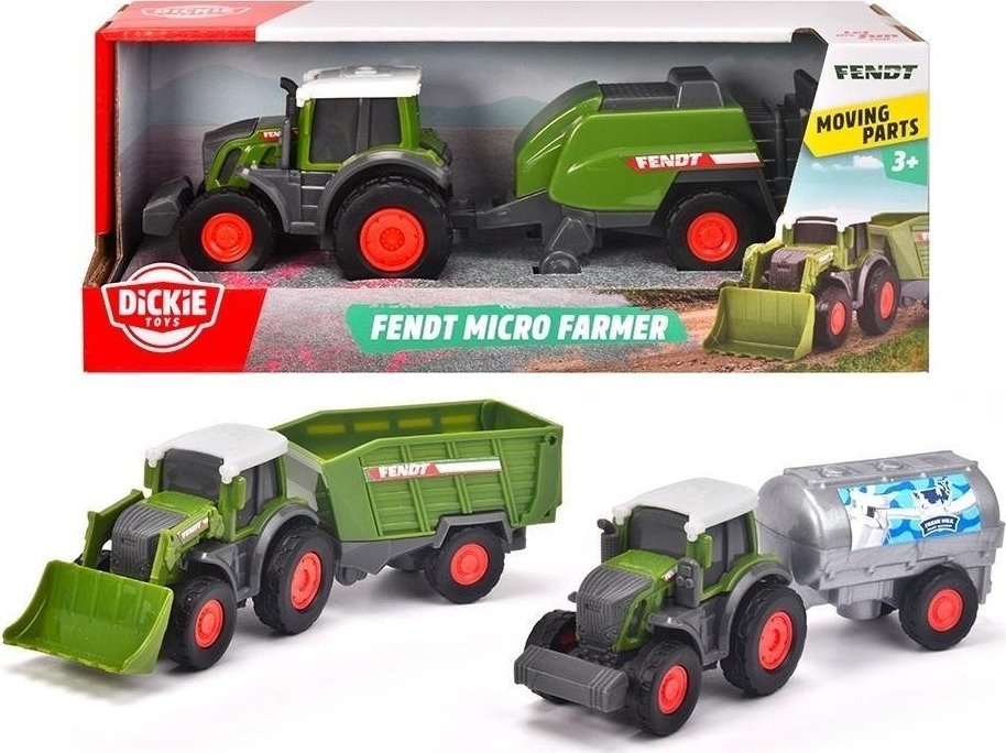 Dickie FARM pojazdy rolnicze 18cm mix 509428 (4006333080593) Rotaļu auto un modeļi
