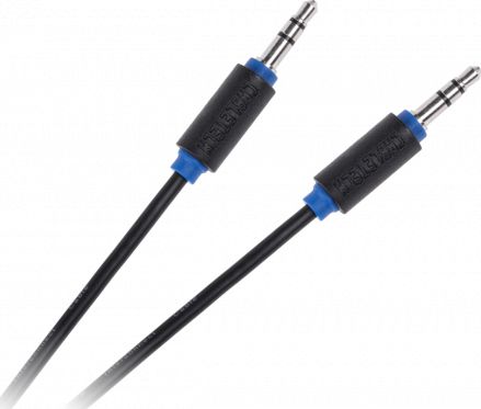 Kabel Cabletech Jack 3.5mm - Jack 3.5mm 10m czarny (LEC-KPO3950-10) LEC-KPO3950-10 (5901436788140) kabelis video, audio