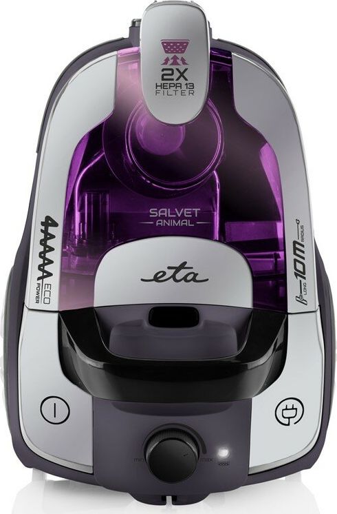 ETA Vacuum cleaners Salvet Animal ETA151390000 Bagless, 700 W, 2.2 L, 70 dB, 230 V, Purple, 8590393259526 Putekļu sūcējs