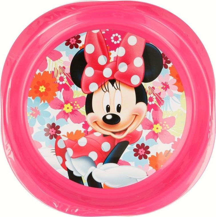 Disney Minnie Mouse - Zestaw 3 talerzykow piknikowych uniwersalny 36116-uniw (8412497145799) piederumi bērnu barošanai