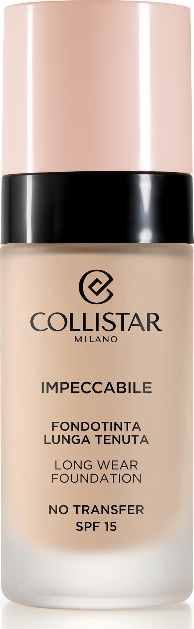 Collistar COLLISTAR IMPECCABILE LONG WEAR FOUNDATION SPF 15 1R - PINK IVORY 30ML 8015150132015 (8015150132015) tonālais krēms