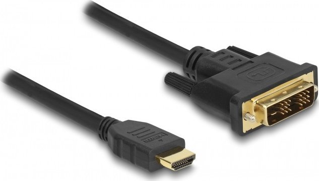 DeLOCK 85584 2m HDMI Type A (Standard) DVI-D Videokabel-Adapter (85584) kabelis, vads