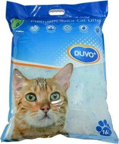 Zwirek dla kota Duvo+ Silica Premium Bezzapachowy 16 l 989001 (5414365062323) piederumi kaķiem