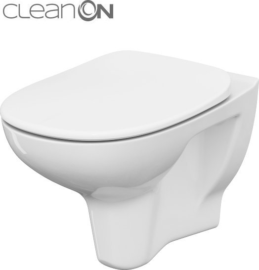 Miska WC Cersanit S701-180 SET 815 ( PAK ) MISKA WISZACA ARTECO NEW CLEAN ON + DS/PP/WOL/ARTECO // CE.KRAR.MW+DS-WO-PP S701-180 (59021157303