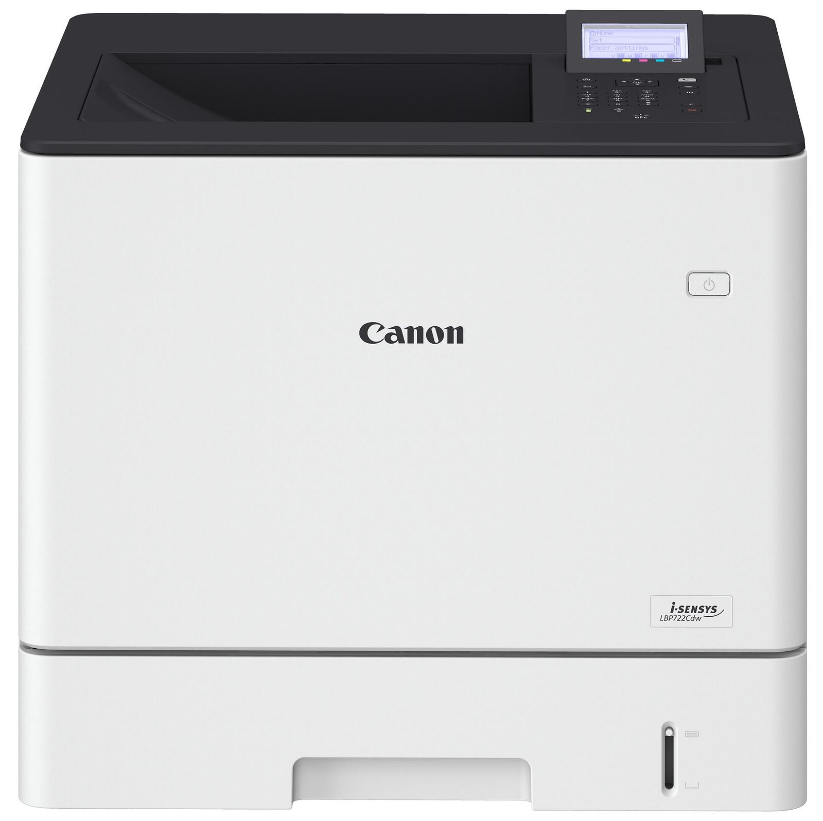 Canon i-SENSYS LBP722Cdw Farblaserdrucker(A4, Drucker, 38 Seiten/Min., 1.200x1.200dpi, USB, LAN, WLAN, Duplex) printeris