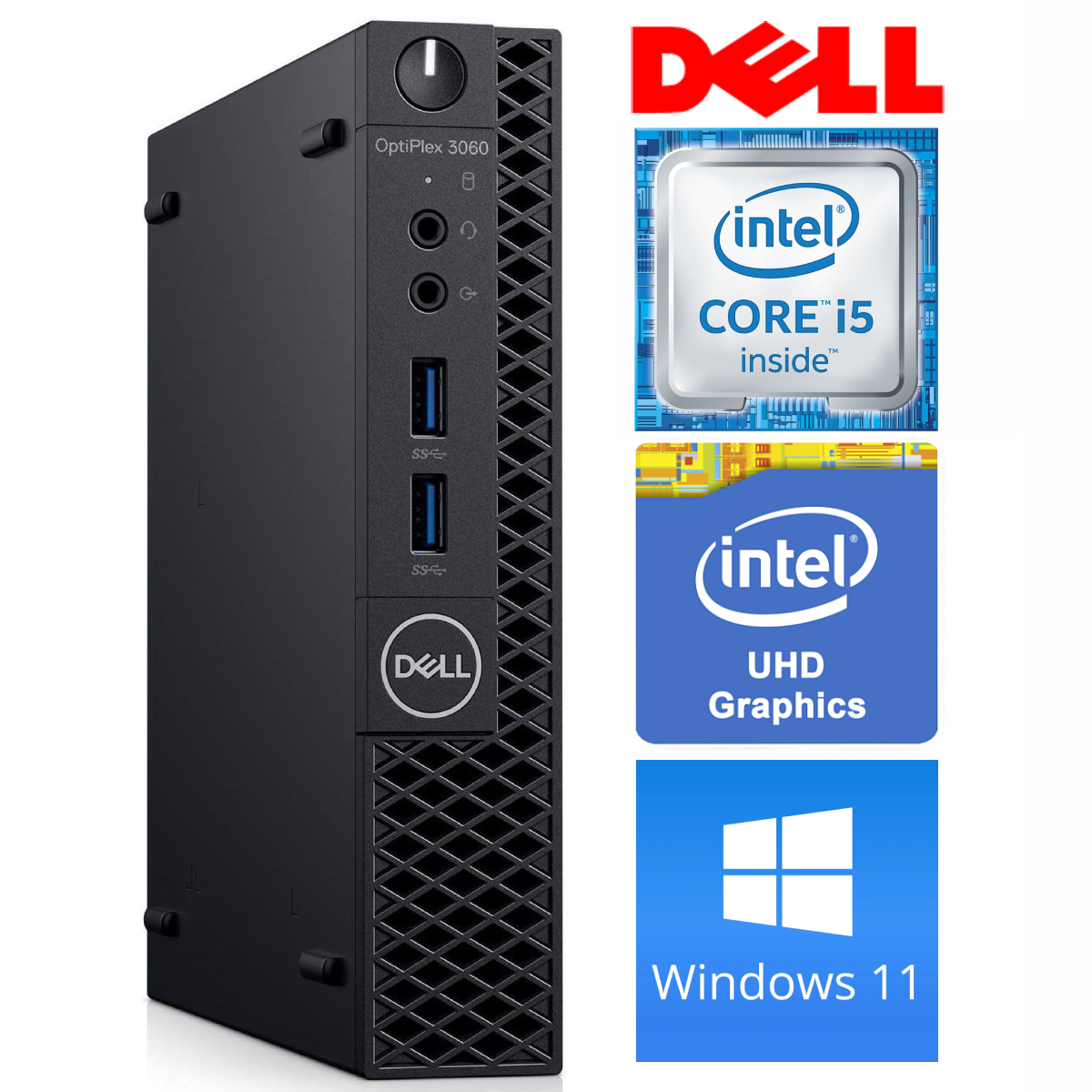 DELL 3060 Micro i5-8500T 8GB 256SSD M.2 NVME WIN11Pro RW33451 (EAN411533451)