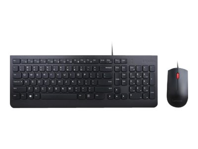 LENOVO Essential Wired Kb & Mouse klaviatūra