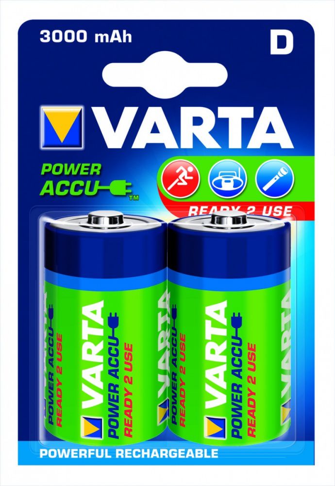 Varta  1x2 Power Accu D 3000 mAh Baterija