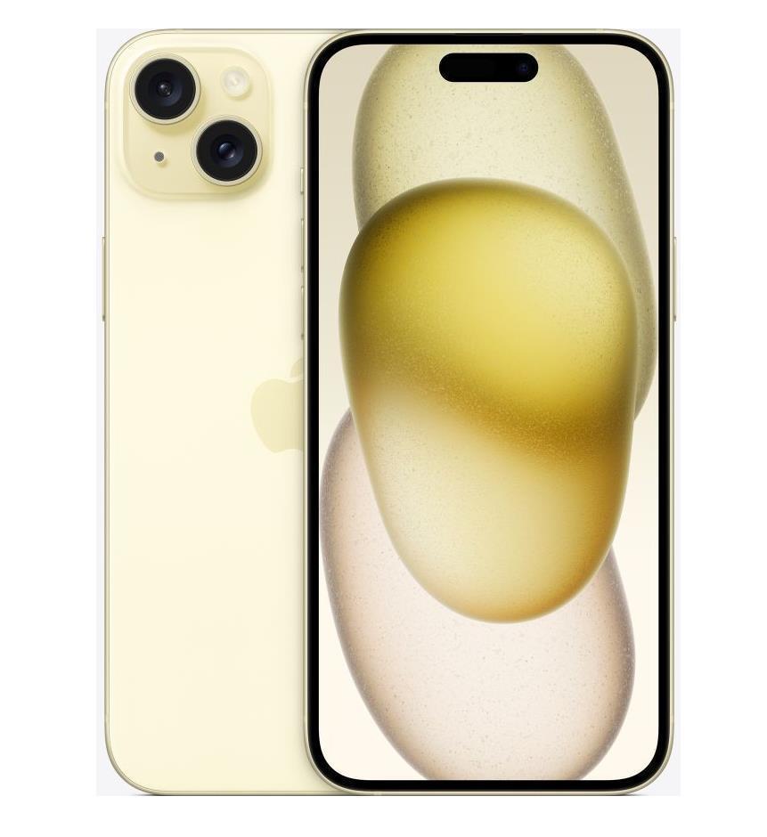 MOBILE PHONE IPHONE 15 PLUS/128GB YELLOW MU123 APPLE MU123 (195949041068) Mobilais Telefons