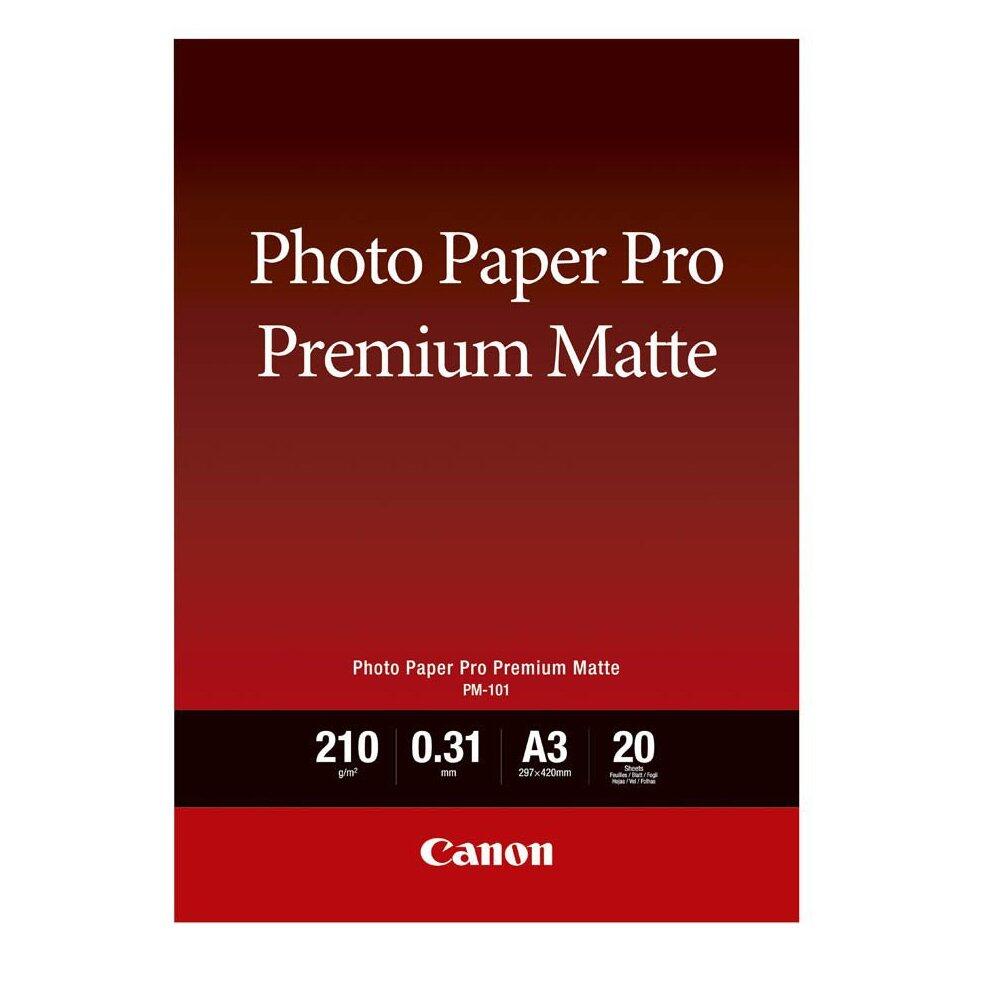Paper Canon PM-101 Photo Premium Matte | A3 | 20pcs foto papīrs