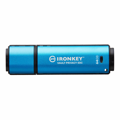 KINGSTON 64GB USB-C IronKey Vault 50C USB Flash atmiņa