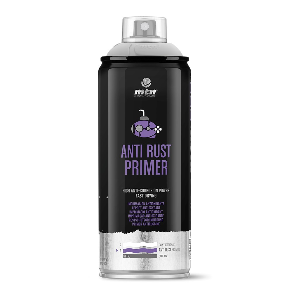 Montana Aerosolkrasa-grunts 400ml PRO pretrusas peleks auto kopšanai