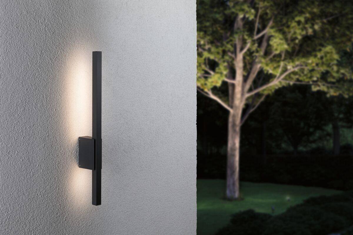 FACADE LUMINAIRE STAN LED 19W 220LM 600MM 3000K IP44 SEAWATER RESISTANT 230V ANTHRACITE ALUMINIUM apgaismes ķermenis