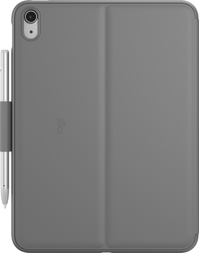 Case with keyboard Slim Folio for iPad 10th generation UK grey planšetdatora soma