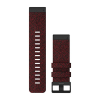 Garmin Acc,fenix 6X 26mm QuickFit  Heathered Red Nylon Band  753759233280 navigācijas piederumi