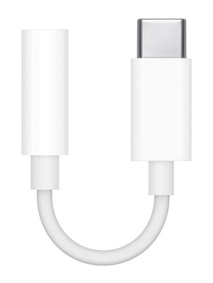 MU7E2ZM|A iPhone USB-C|3,5mm Adapter White (Bulk) 57983118099 (8596311233784) USB kabelis