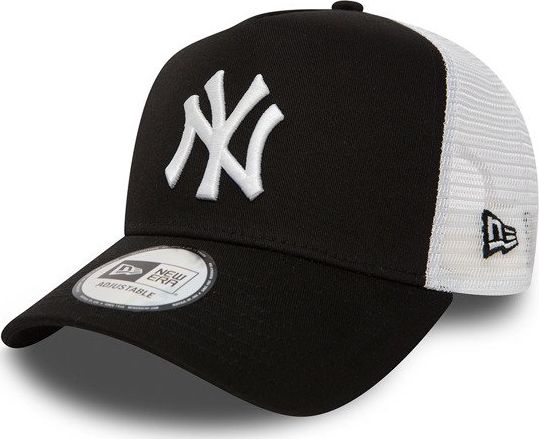 New Era Czapka New York Yankees Clean A Frame Trucker czarno-biala r. uniwersalny (11588491) 11588491 (0192093838070)