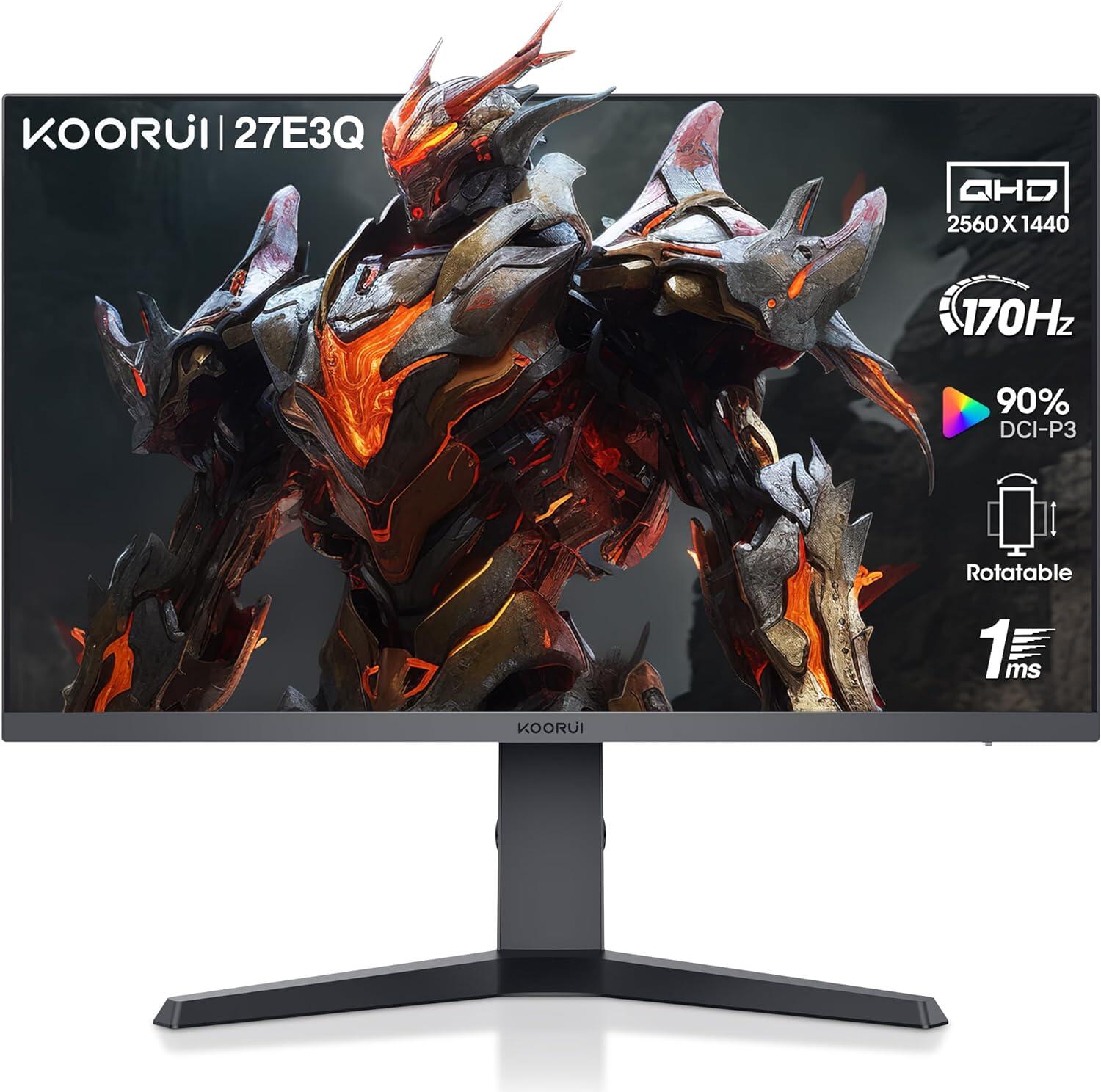 KOORUI 27E3Q Gaming Monitor 27 Zoll 27E3Q (6977295250271) monitors