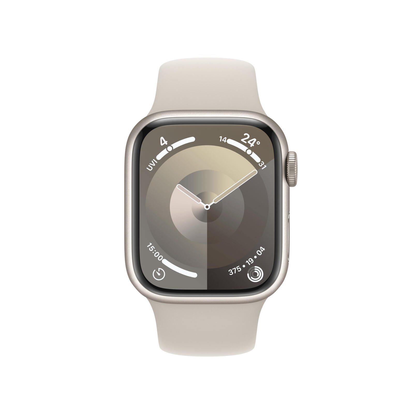 Apple Watch Series 9 Cellular Aluminium 41mm polarstern (Sportarmband polarstern) S/M Viedais pulkstenis, smartwatch