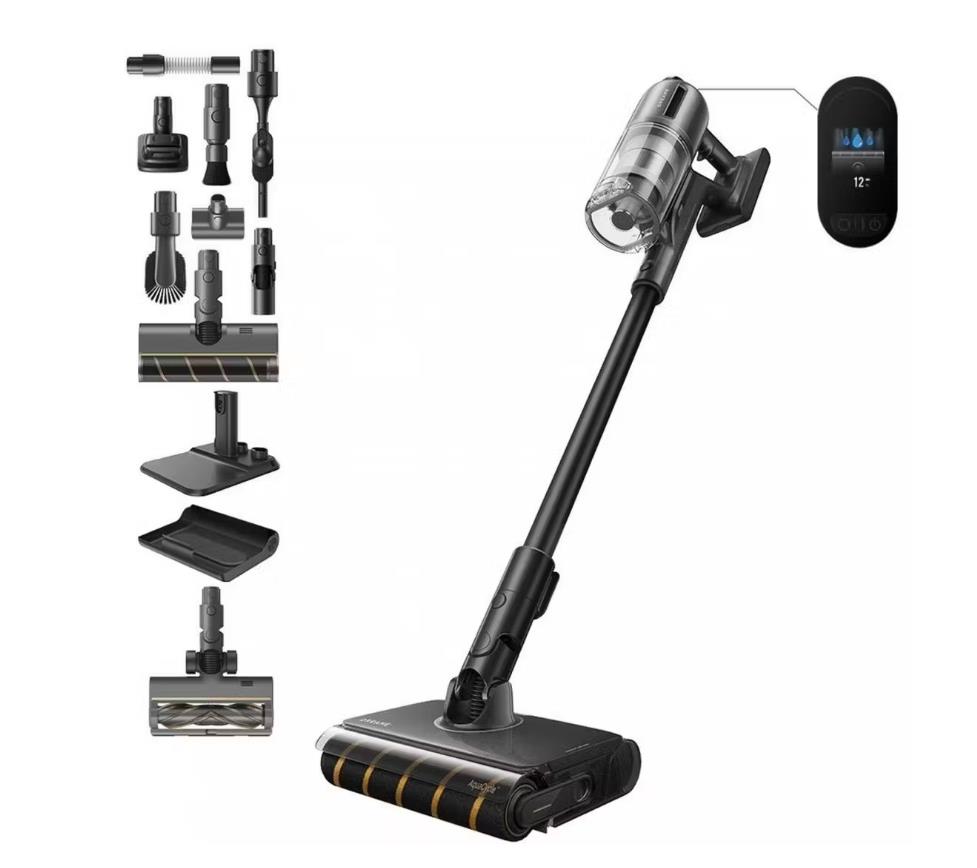 DREAME Z30 AQUA Upright/Cordless/Aquafilter|Capacity 0.6 l|Black|Weight 2.2 kg|VZV77B Putekļu sūcējs
