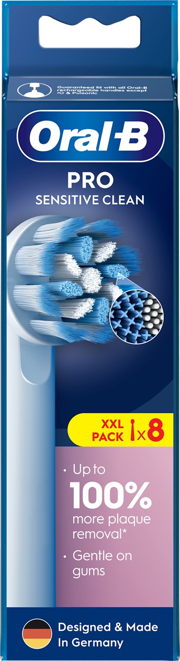 Oral-B Pro Sensitive Clean EB60X-8 Brush Head mutes higiēnai