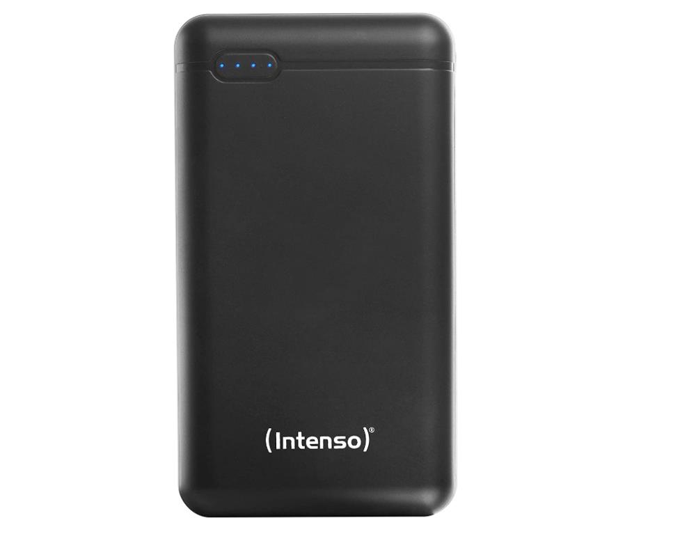 Intenso Powerbank XS20000 black 20000 mAh incl. USB-A to Type-C Powerbank, mobilā uzlādes iekārta