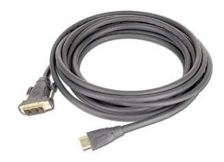 Gembird HDMI to DVI male-male cable with gold-plated connectors, 1.8m kabelis video, audio