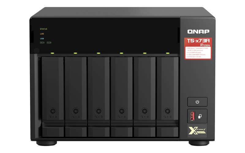 Qnap-TS-673A-8G tower 6bay AMD Ryzen 8GB RAM