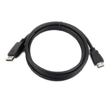 GEMBIRD CC-DP-HDMI-1M (HDMI M - DisplayPort M; 1m; black color) kabelis video, audio