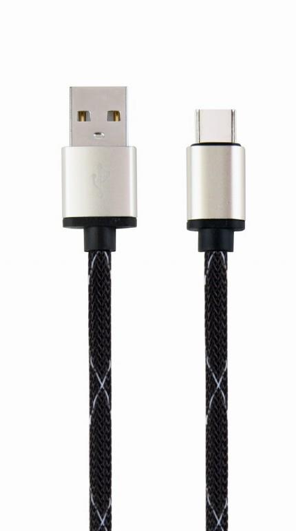 Gembird USB 2.0 AM to Type-C cable (AM/CM), 2.5m, black USB kabelis