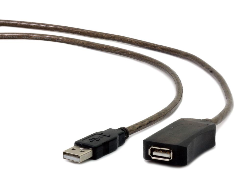 Gembird USB 2.0 active extension cable 5m USB kabelis