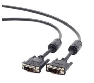 Gembird DVI video cable dual link 1.8m black kabelis video, audio
