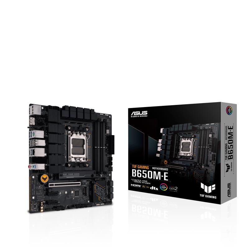 ASUS TUF GAMING B650M-E AM5 DDR5 mATX MB pamatplate, mātesplate