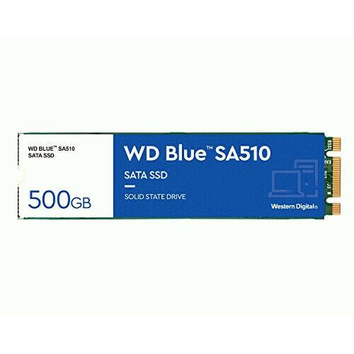 WD Blue SA510 SSD 500GB M.2 SATA III SSD disks