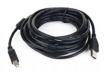 Gembird USB 2.0 A- B 4.5m cable with ferrite core USB kabelis