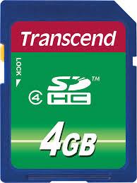 TRANSCEND 4GB SDHC Card Class 4 atmiņas karte