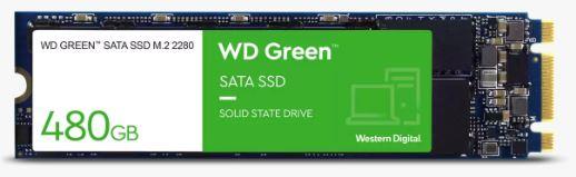 WESTERN DIGITAL 480GB GREEN SSD M.2 SATA III 6GB/S SSD disks