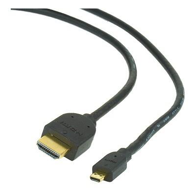 Gembird HDMI -HDMI Micro cable with gold-plated connectors 3m, bulk package kabelis video, audio