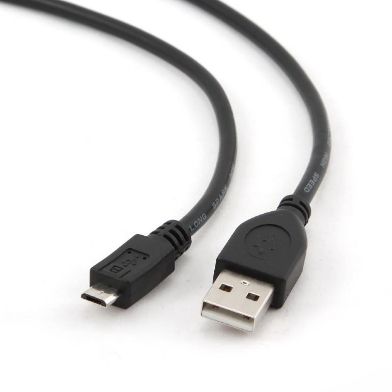 CABLE USB2 A PLUG/MICRO B 0.1M/CCP-MUSB2-AMBM-0.1M GEMBIRD USB kabelis