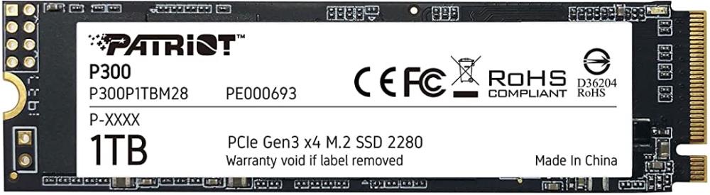 PATRIOT P300 1TB M2 2280 PCIe SSD SSD disks