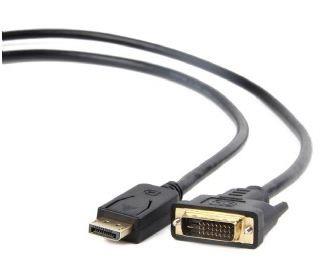 Gembird cable Displayport (M) - > DVI-D (24+1) 1.8m kabelis video, audio